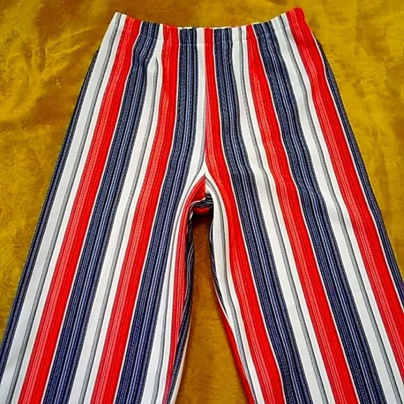 Vintage Haymater Made In USA Striped Women's Pants Dress Size 12 - Picture 6 of 16